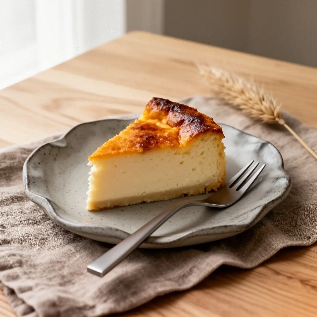 素朴で美しいケーキ